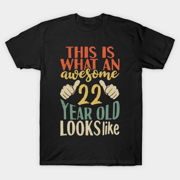 This is what an awesome 22 year old looks like T-Shirt by Tesszero